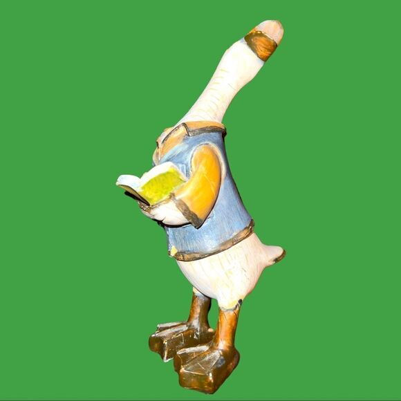 Adorable ceramic set of 3 animated ducks with books and a ruler for scho… - Picture 2 of 11